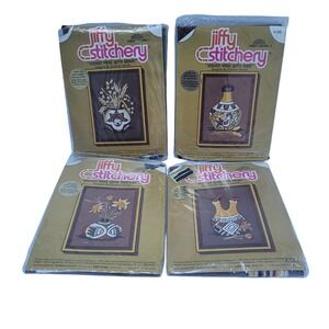 Sunset Designs Embroidery Native American Pottery Kits Lot of 4 Charlene Gerrish